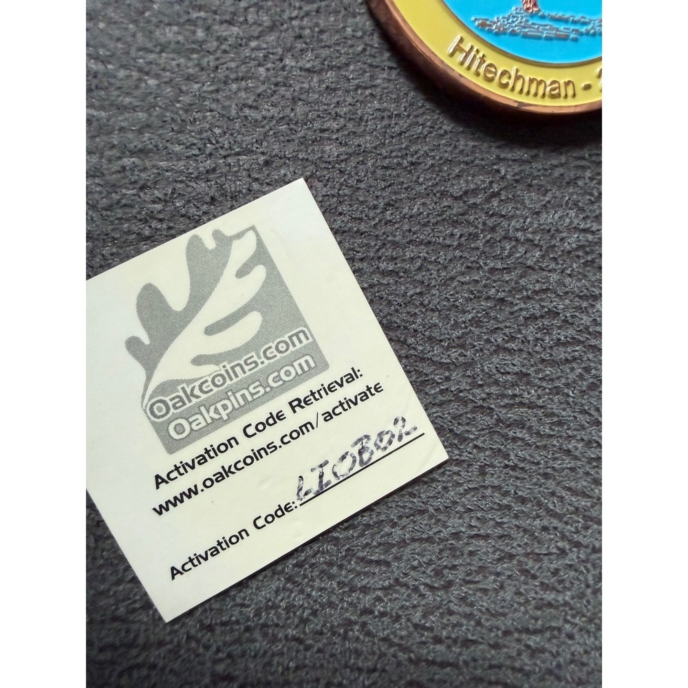 Oakcoins Isle Royale National Park 2008 Hitechman Geocoin Moose Wolf Trackable - Picture 6 of 6